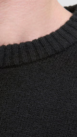 JACK & JONES JJESOHO ollie knit crew neck - black