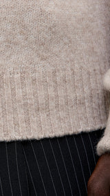 JACK & JONES JJESOHO ollie knit hood - atmosphere