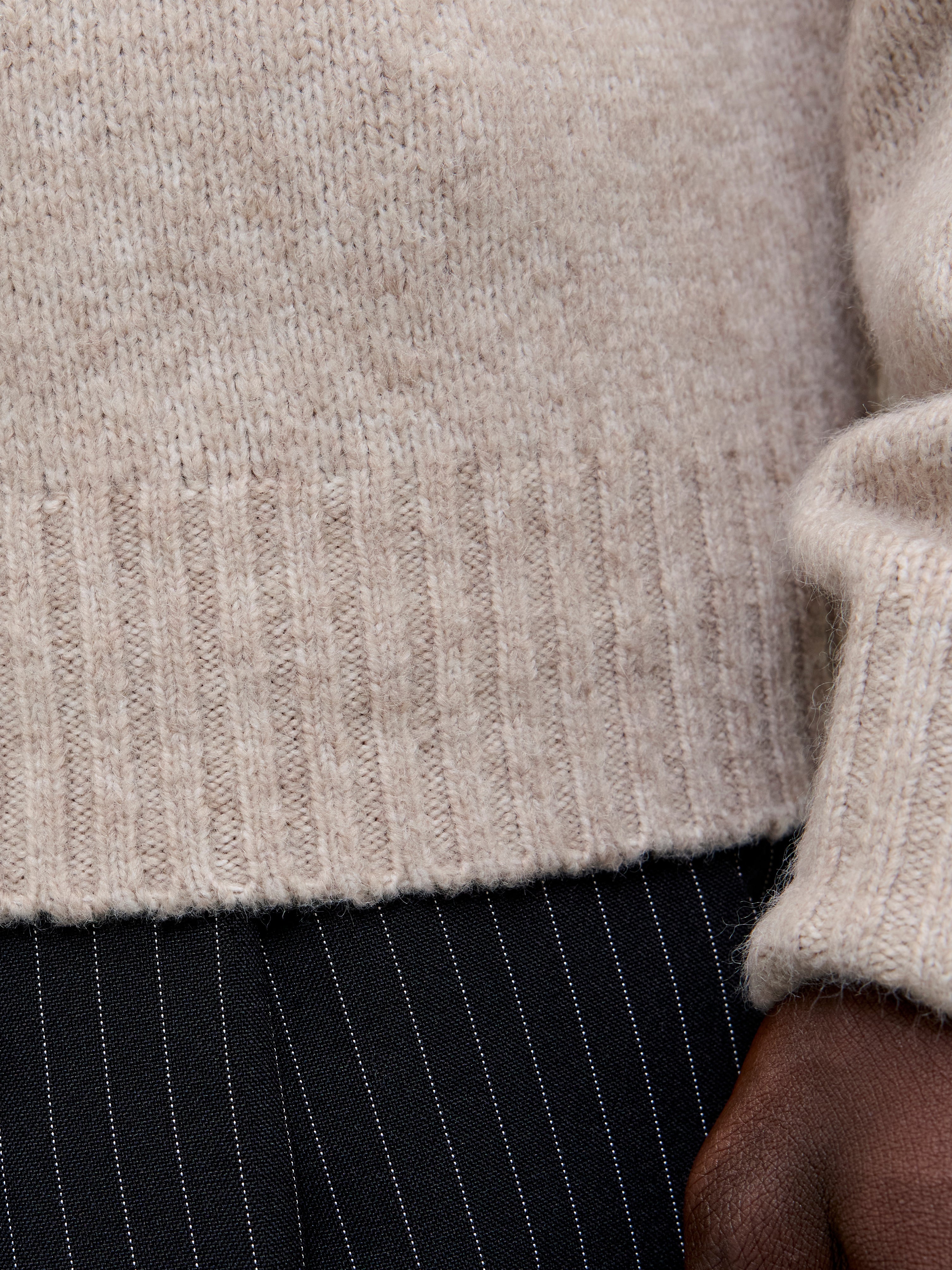 JACK & JONES JJESOHO ollie knit hood - atmosphere