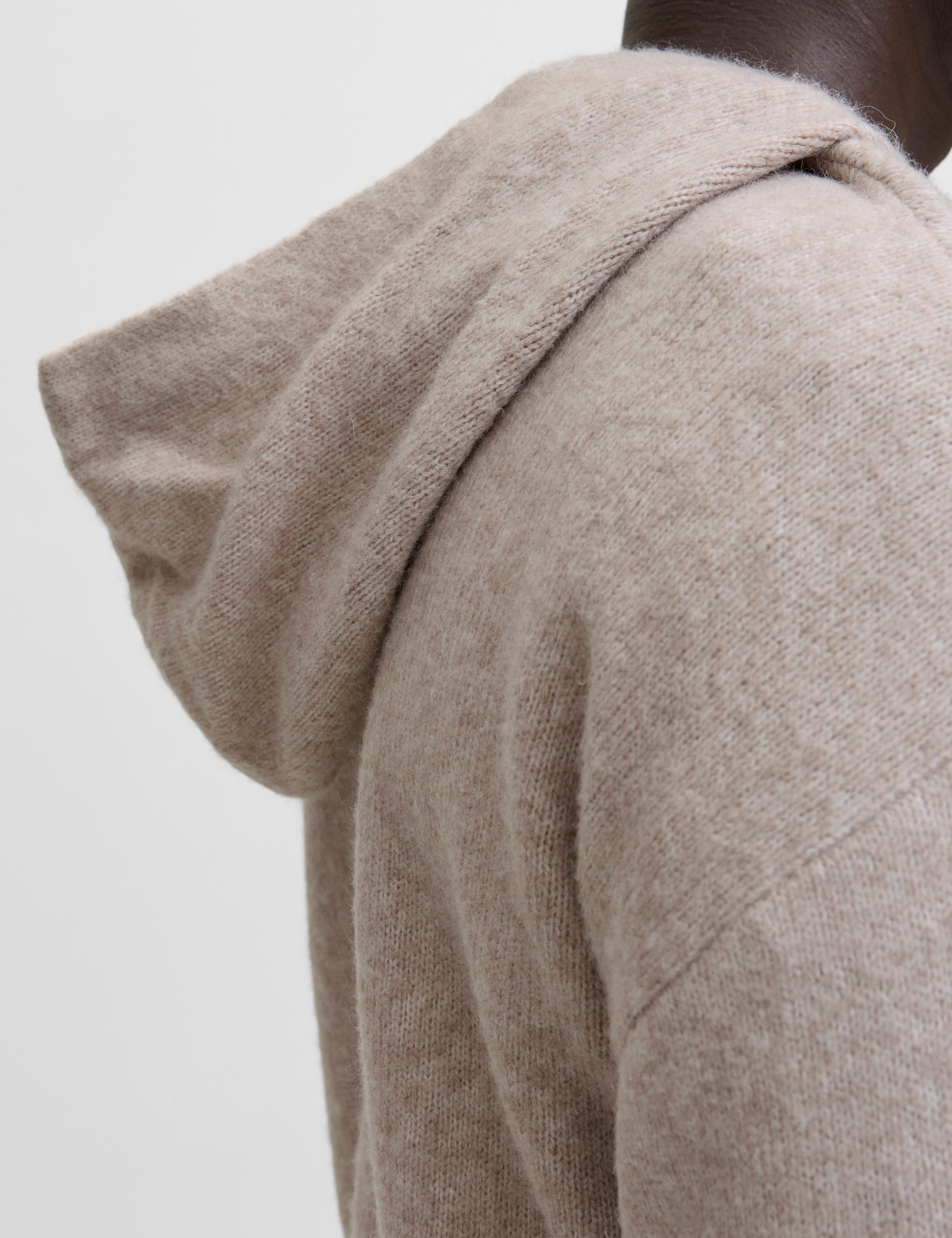 JACK & JONES JJESOHO ollie knit hood - atmosphere