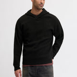 JACK & JONES JJESOHO ollie knit hood - black