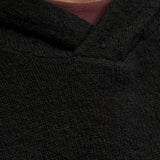 JACK & JONES JJESOHO ollie knit hood - black