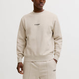 JACK & JONES JJESOHO sweat crew neck - moonbeam