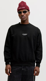 JACK & JONES JJESOHO sweat crew neck - black