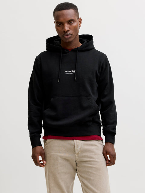 JACK & JONES JJESOHO sweat hood in black