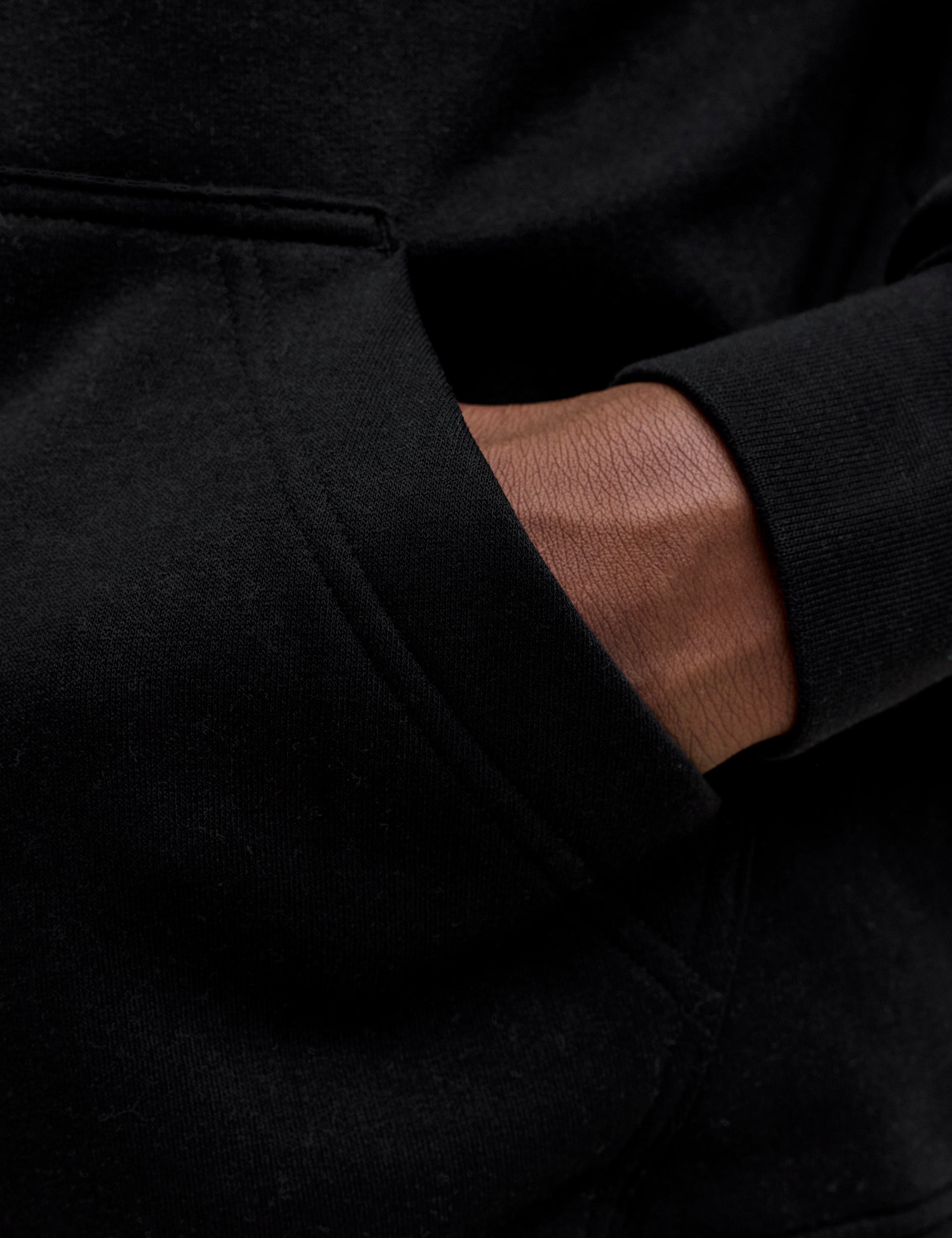 JACK & JONES JJESOHO sweat hood - black