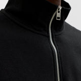 JACK & JONES JJESOHO sweat quarter zip - black