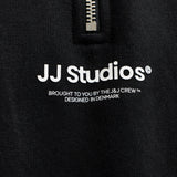 JACK & JONES JJESOHO sweat quarter zip - black