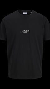 JACK & JONES JJESOHO tee crew neck in black - Image 3