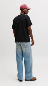 JACK & JONES JJESOHO tee crew neck in black - Image 2