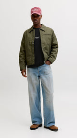 JACK & JONES JJESOHO tee crew neck in black - Image 5