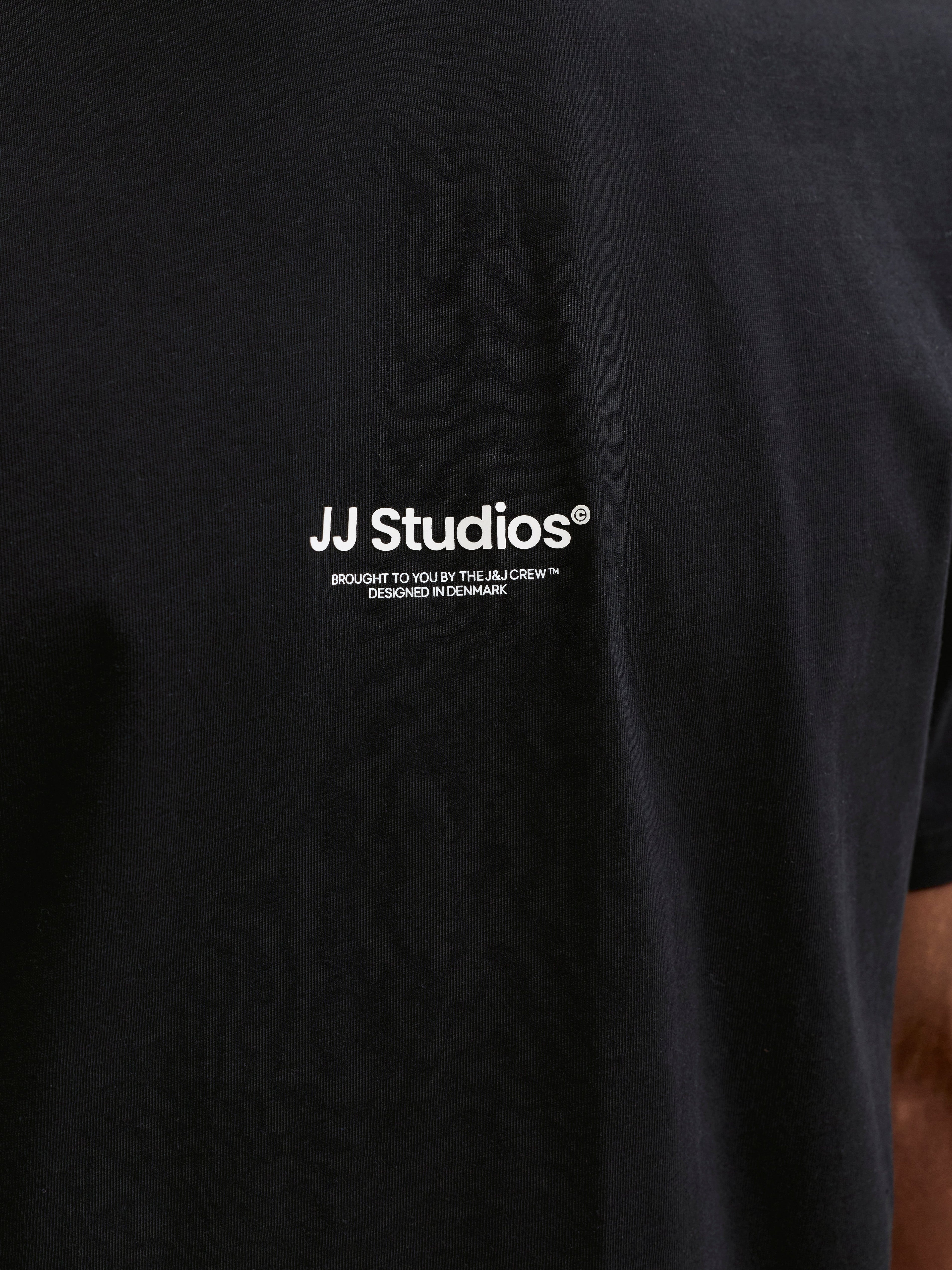 JACK & JONES JJESOHO tee crew neck in black - Image 6