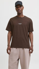 JACK & JONES JJESOHO tee crew neck in delicioso - Image 1