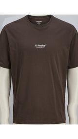 JACK & JONES JJESOHO tee crew neck in delicioso - Image 3