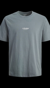 JACK & JONES JJESOHO tee crew neck in stormy weather - Image 3