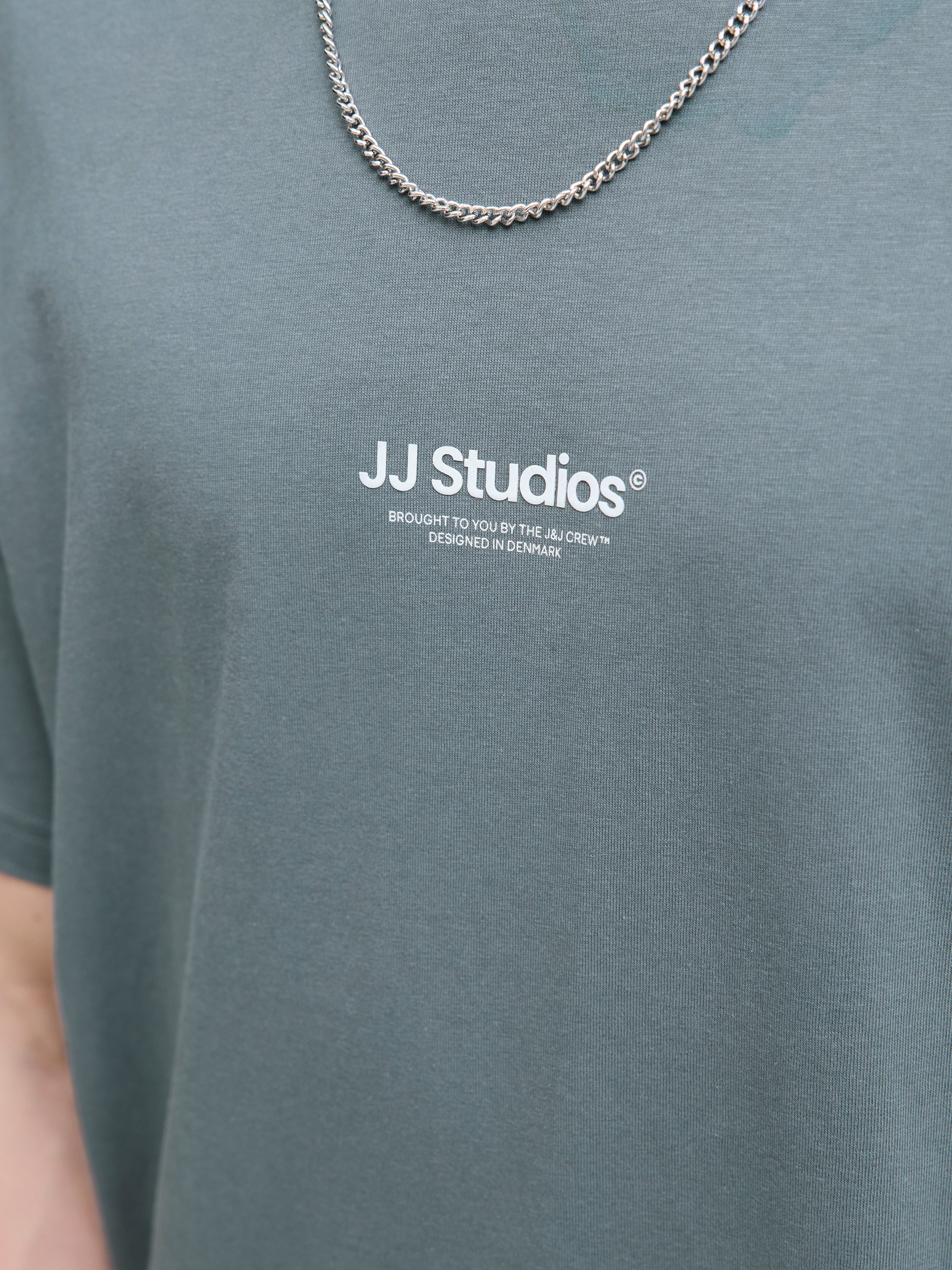 JACK & JONES JJESOHO tee crew neck in stormy weather - Image 6