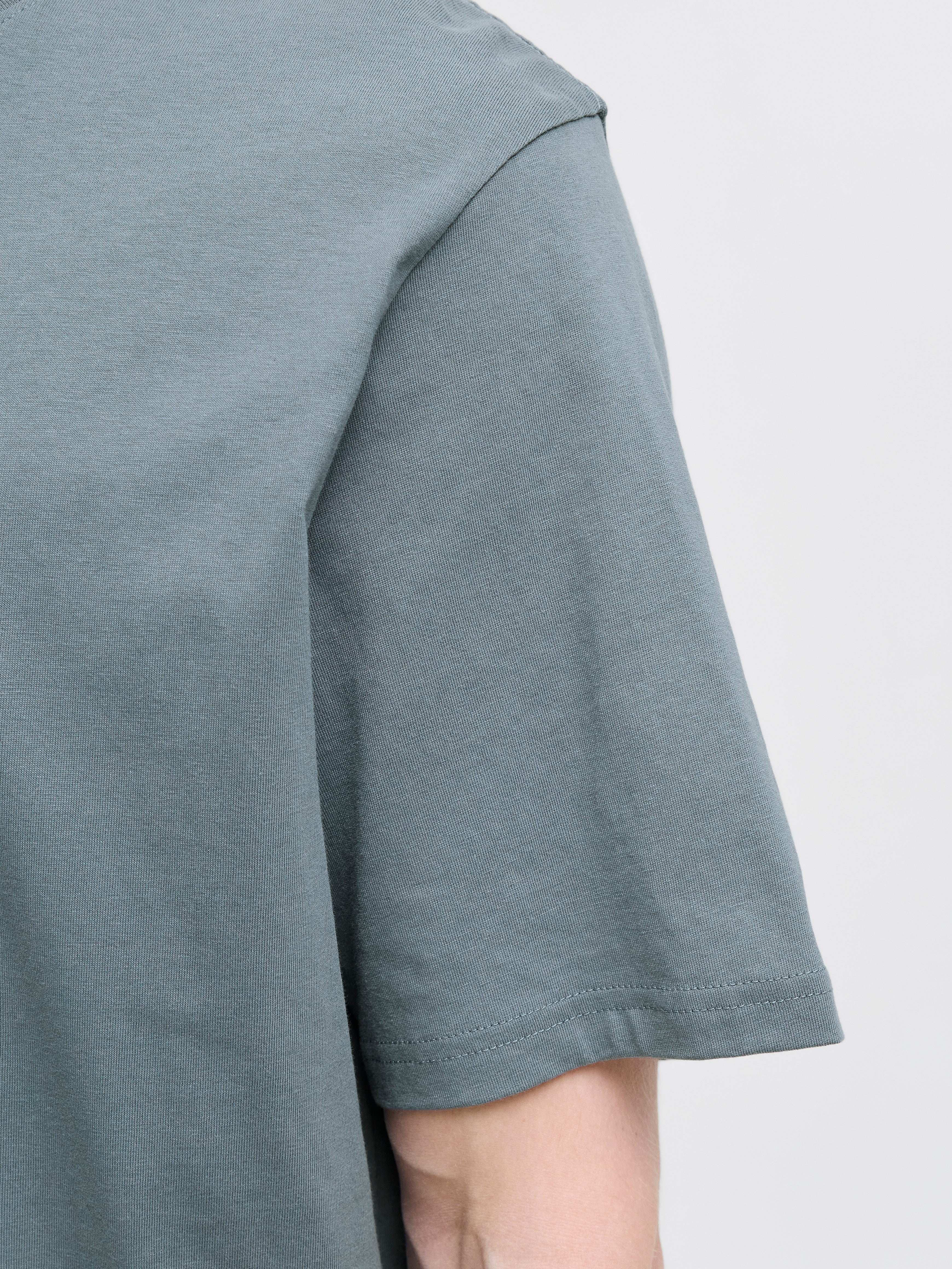 JACK & JONES JJESOHO tee crew neck in stormy weather - Image 5