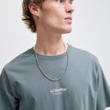 JACK & JONES JJESOHO tee crew neck in stormy weather - Image 7