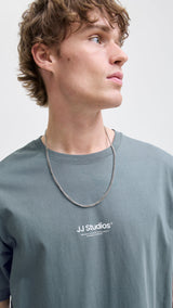 JACK & JONES JJESOHO tee crew neck in stormy weather - Image 7