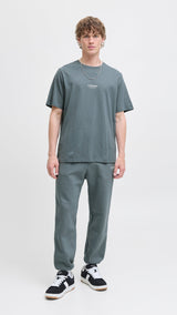 JACK & JONES JJESOHO tee crew neck in stormy weather - Image 4