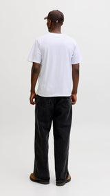 JACK & JONES JJESOHO tee crew neck in moonbeam - Image 2