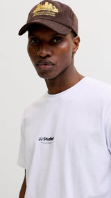 JACK & JONES JJESOHO tee crew neck in moonbeam - Image 8