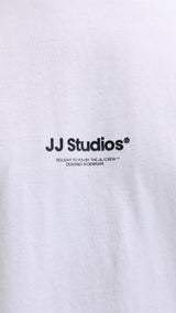 JACK & JONES JJESOHO tee crew neck in white - Image 6