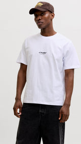 JACK & JONES JJESOHO tee crew neck in white - Image 1