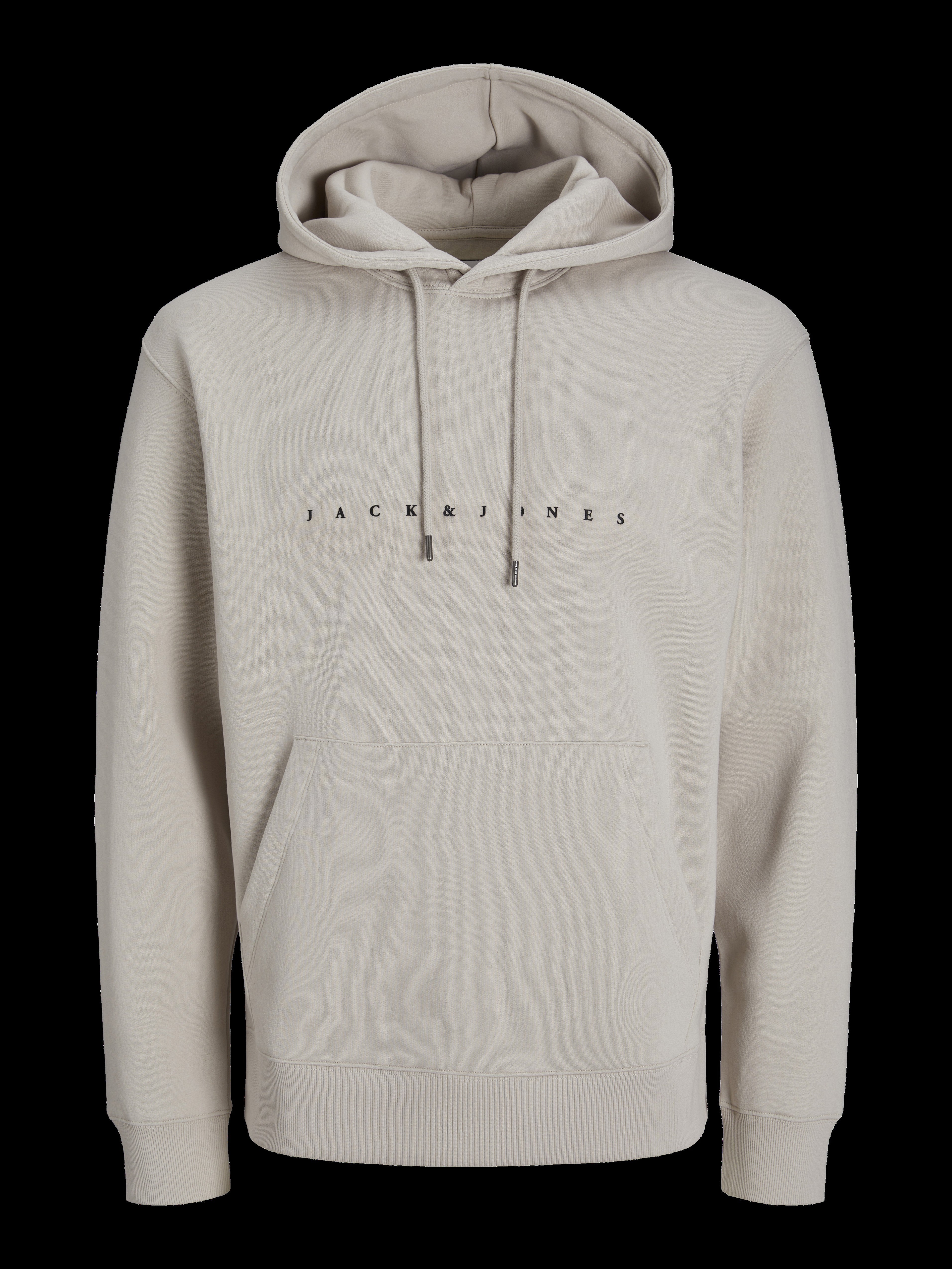 JACK & JONES JJESTAR sweat hood in moonbeam - Image 3
