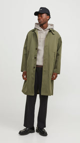 JACK & JONES JJESTAR sweat hood in moonbeam - Image 4
