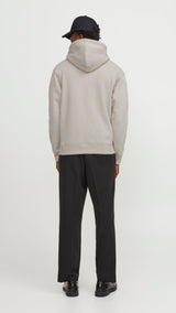 JACK & JONES JJESTAR sweat hood in moonbeam - Image 2