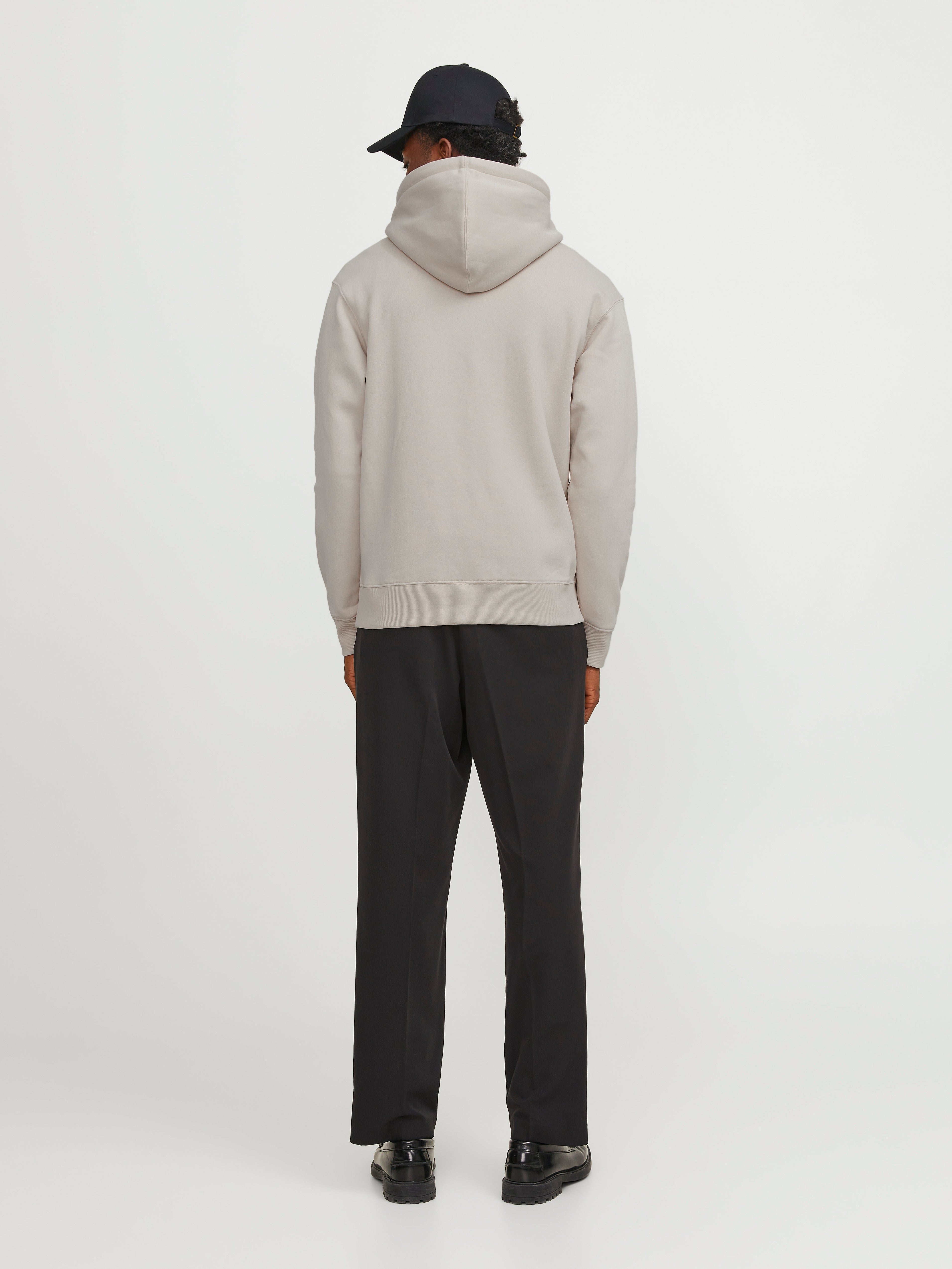 JACK & JONES JJESTAR sweat hood in moonbeam - Image 2