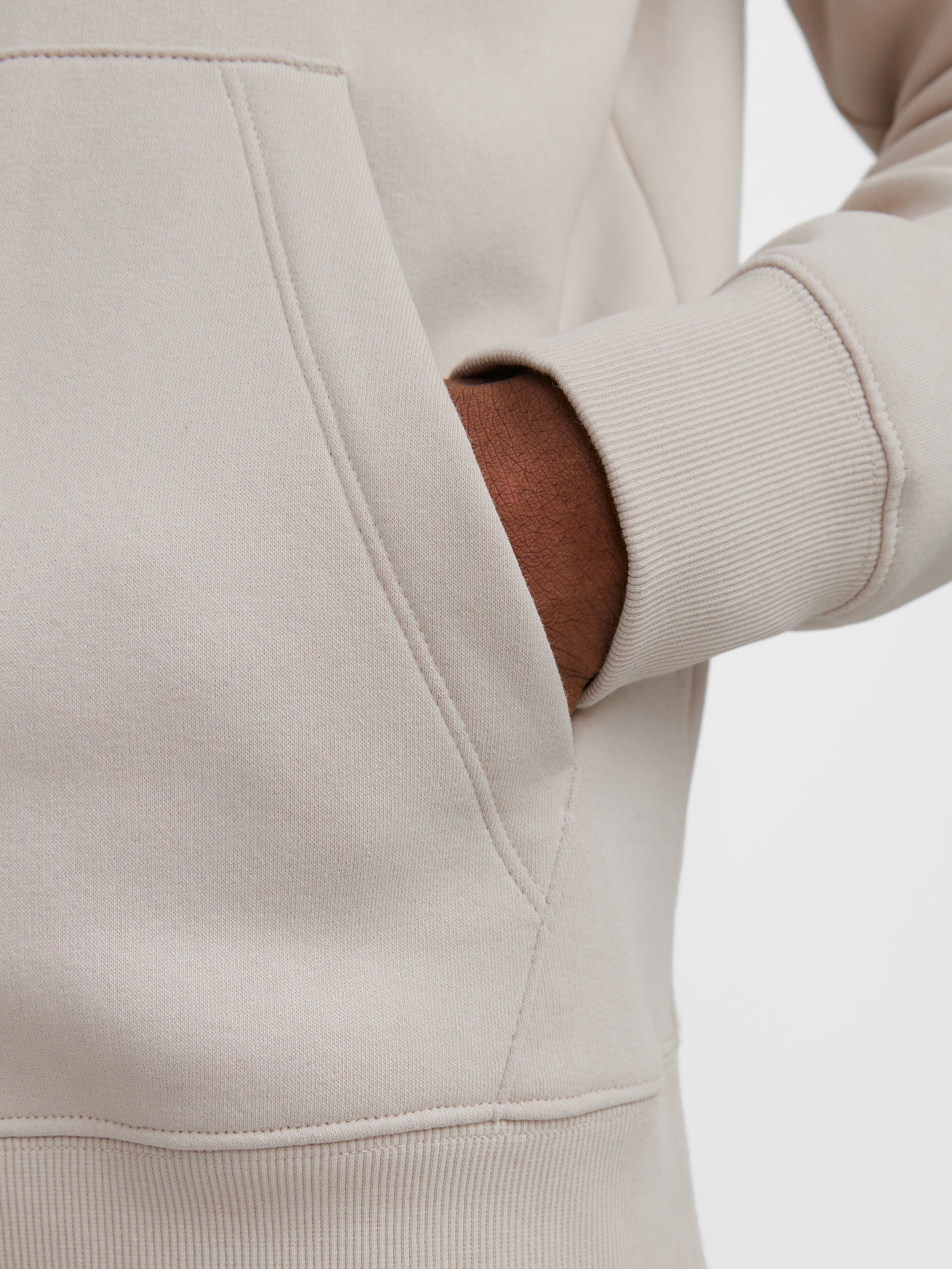 JACK & JONES JJESTAR sweat hood in moonbeam - Image 5