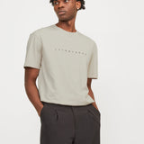JACK & JONES JJESTAR tee in moonbeam - Image 1