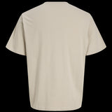 JACK & JONES JJESTAR tee in moonbeam - Image 4