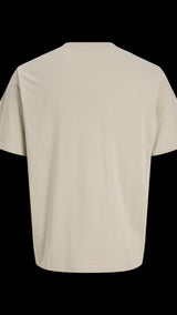 JACK & JONES JJESTAR tee in moonbeam - Image 4