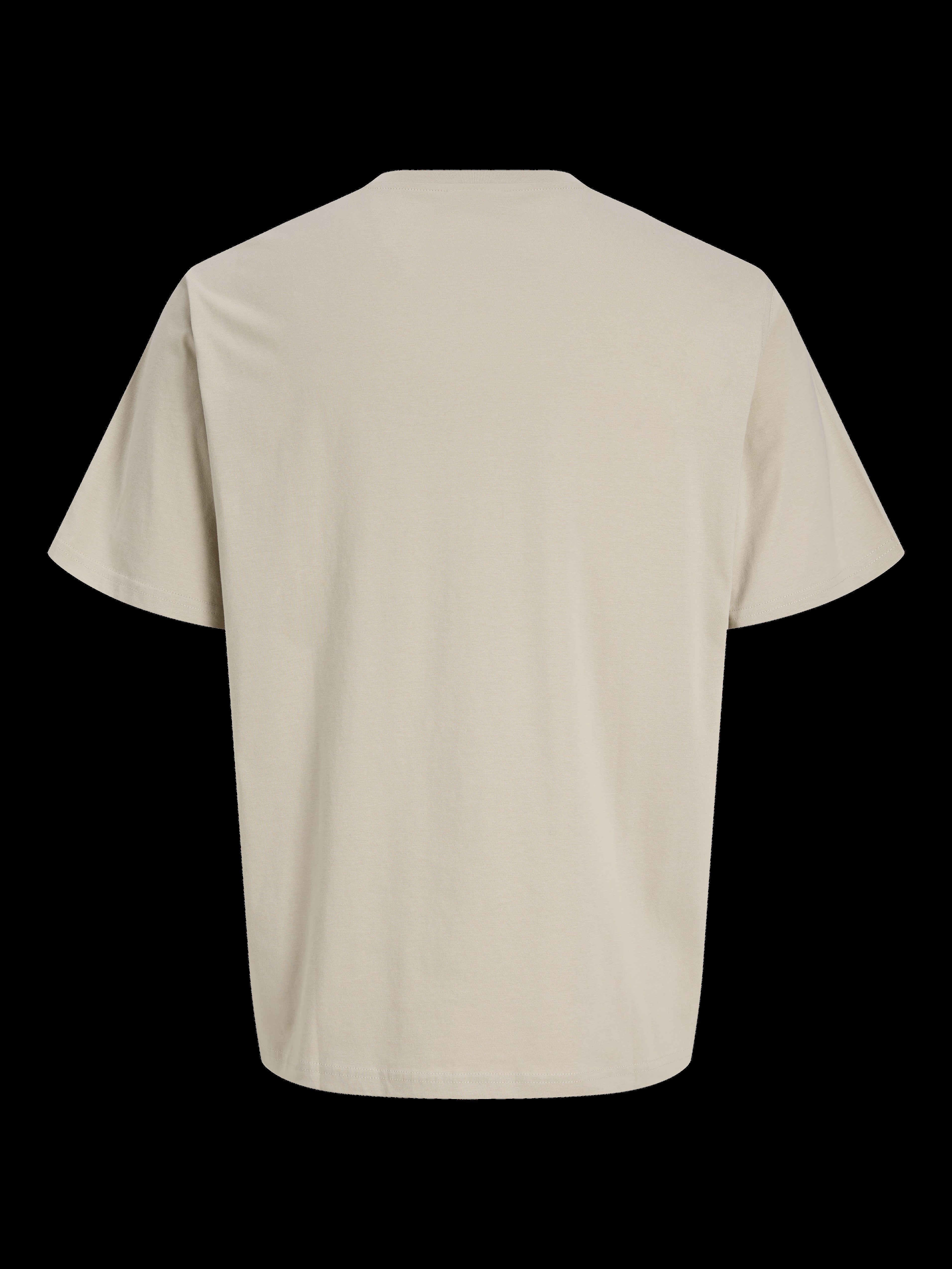 JACK & JONES JJESTAR tee in moonbeam - Image 4
