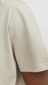 JACK & JONES JJESTAR tee in moonbeam - Image 7