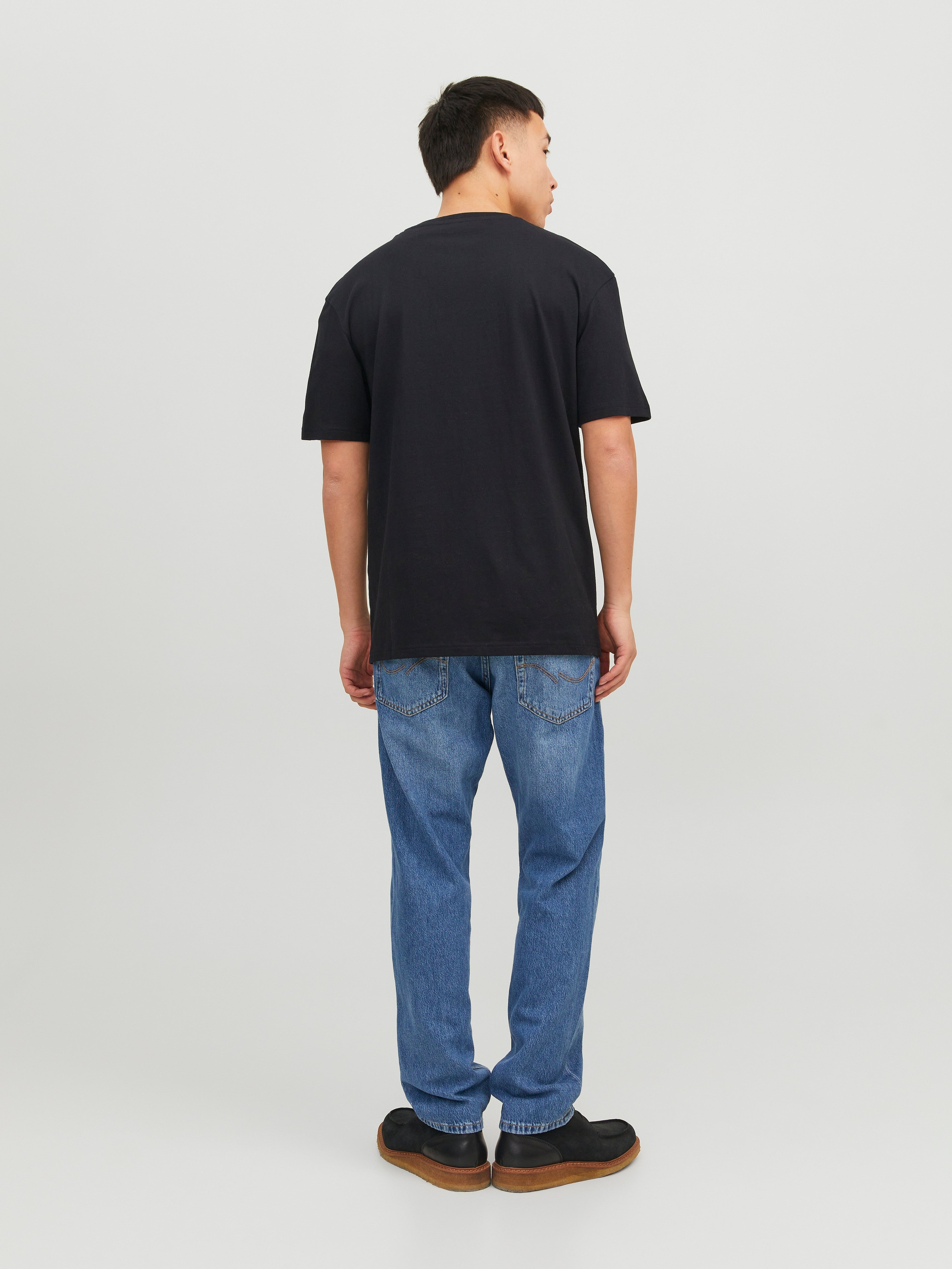 JACK & JONES JJESTAR tee in oceanview - Image 2