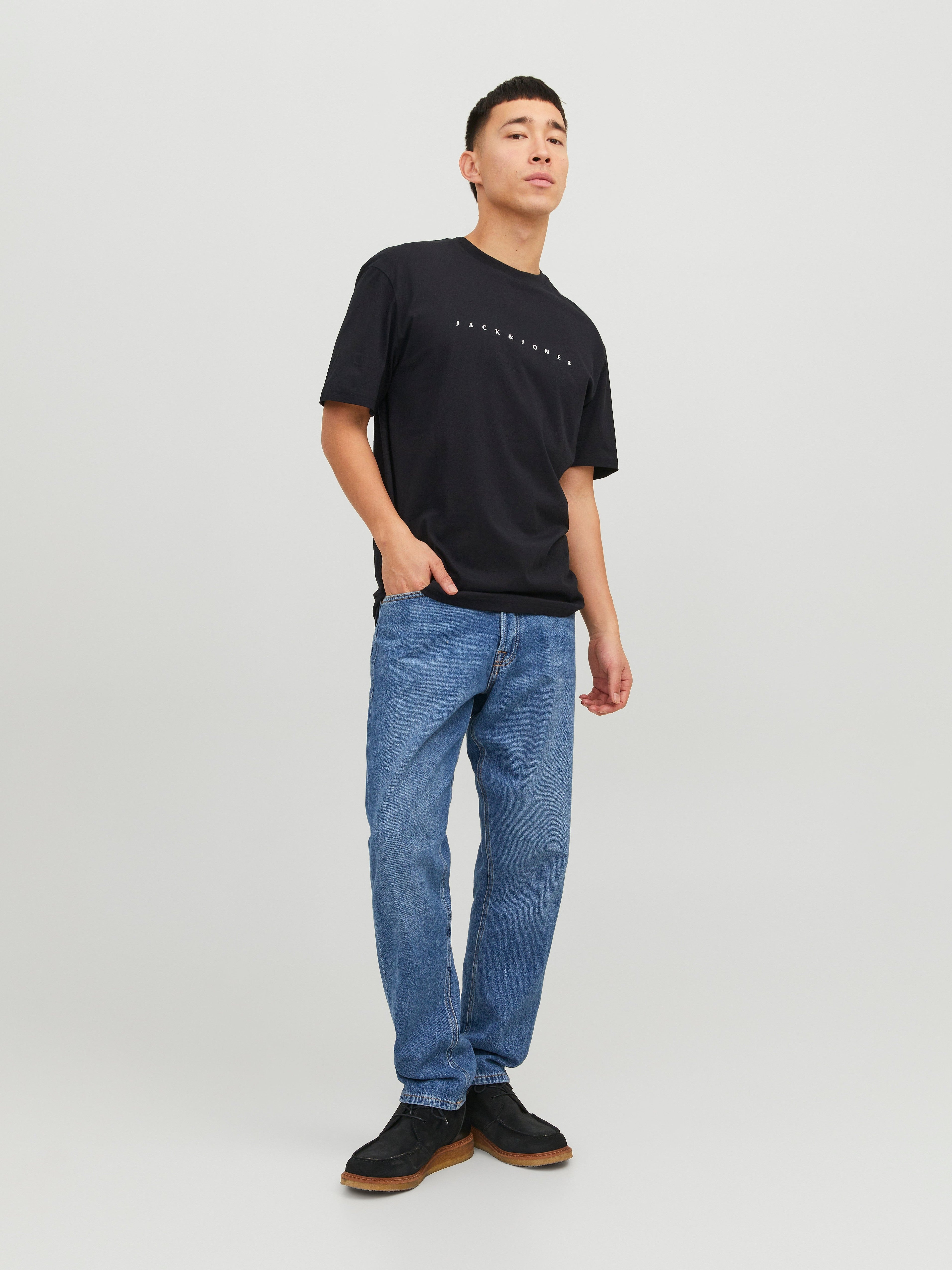 JACK & JONES JJESTAR tee in oceanview - Image 5