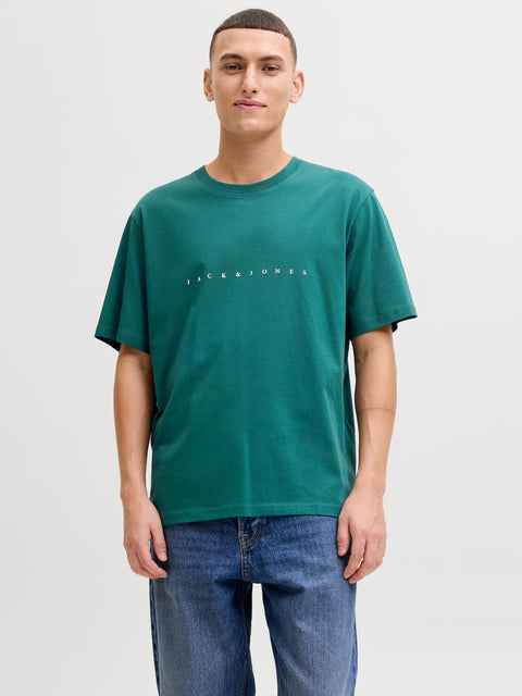 JACK & JONES JJESTAR tee in deep teal