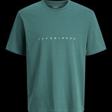 JACK & JONES JJESTAR tee in deep teal - Image 3