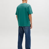 JACK & JONES JJESTAR tee in deep teal - Image 2