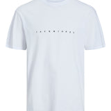 JACK & JONES JJESTAR tee in white - Image 3