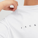JACK & JONES JJESTAR tee in white - Image 6