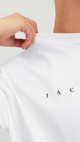 JACK & JONES JJESTAR tee in white - Image 6