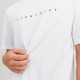JACK & JONES JJESTAR tee in white - Image 5