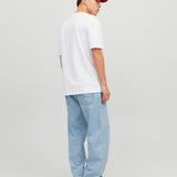 JACK & JONES JJESTAR tee in white - Image 2