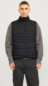 JACK & JONES JJESTATE packable collar - black