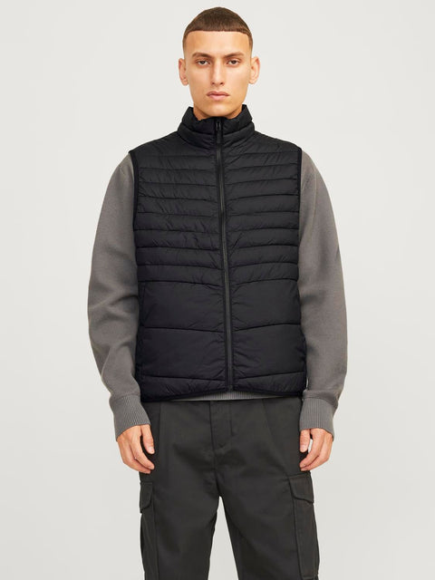 JACK & JONES JJESTATE packable collar in black